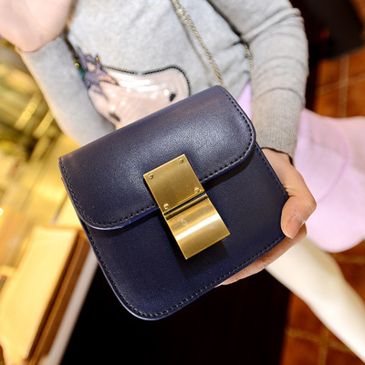 新款迷你单肩斜挎包 糖果色韩版链条锁扣小包的时尚魅力与批发指南